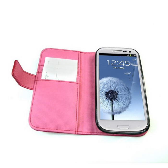 KaysCase Book Snap on Leather Cover Case for Samsung Galaxy S3 SIII