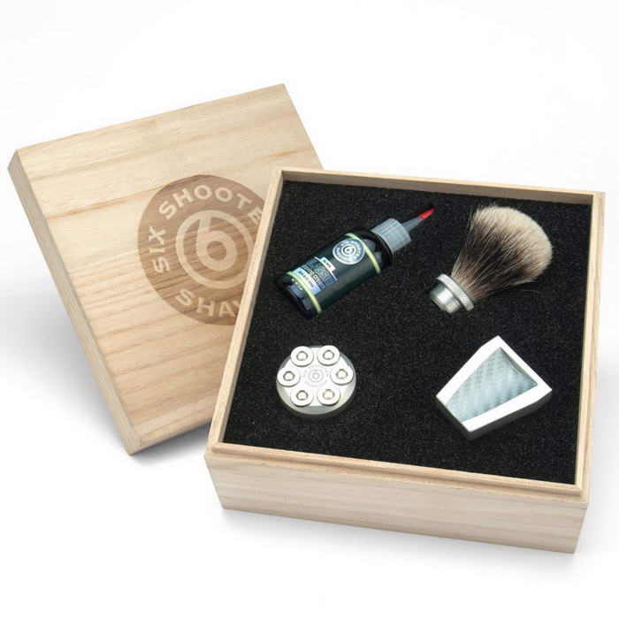 six shooter shave brushes-1